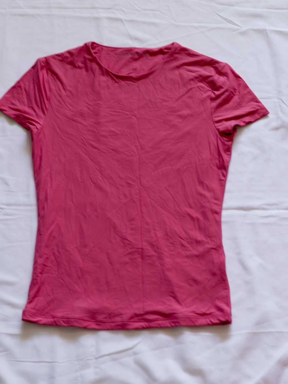 Abercrombie & Fitch Slim Crewneck Tee - Raspberry Pink